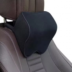 6 Pcs Adjustable Removable Memory Foam Car Headrest Pillow With Air Permeability