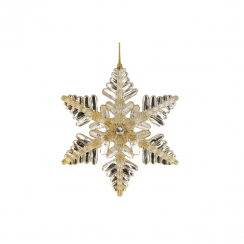 30 Pcs Hanging Acrylic Snowflake Car Ornament