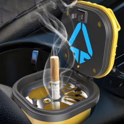 18 Pcs Portable Mini Car Ashtray With Lid